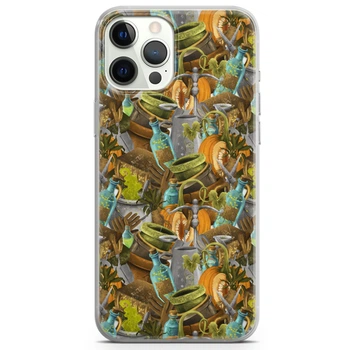 Чохол силіконовий для Apple IPhone 13 Pro від Lex Altern (Відьма, гарбуз, горщики, коріння, Хеллоуїн)