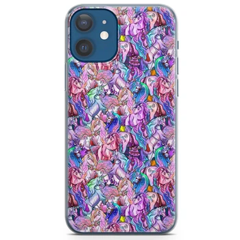 Чохол силіконовий для Apple IPhone 13 mini від Lex Altern (Страшний зомбі Єдиноріг, Хеллоуїн)