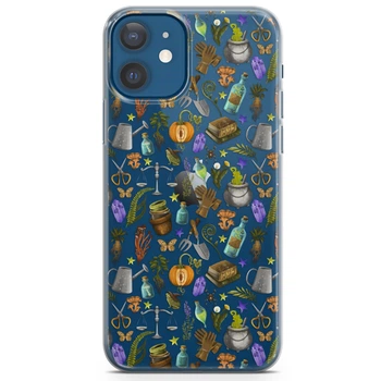 Чохол силіконовий для Apple IPhone 13 mini від Lex Altern (Сад відьом, трави, Хеллоуїн, гарбуз)
