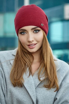 Шапка «Шарлотта» Braxton бордовый 56-59