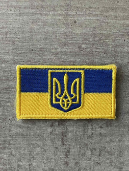Шеврон нашивка флаг желто-синий ВСУ