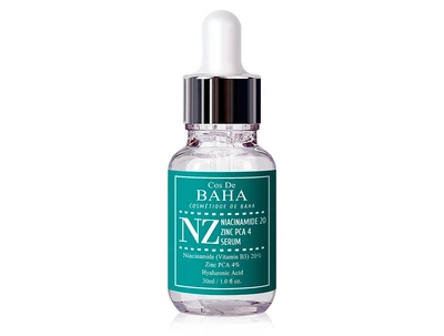 Сыворотка для лица с ниацинамидом и цинком Cos De BAHA NZ Niacinamide 20 Zinc PCA 4 Serum, 30мл (8809240318409)