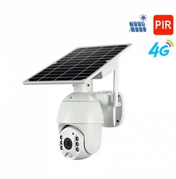Уличная поворотная IP камера 4МП Escam QF480-4mp 4G с солнечной батареей и sim-картой, водонепроницаемая