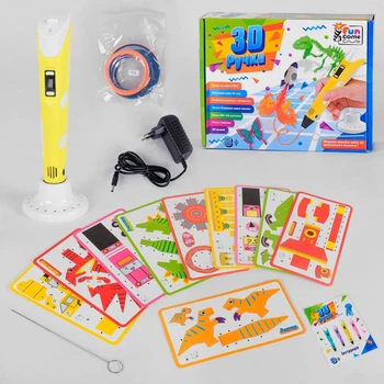 Ручка 3D 86939,цвет Желтый «Fun Game»