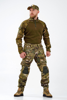 Тактичні теплі військові штани, Камуфляж: Мультикам, Розмір: 50