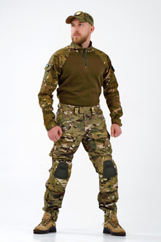 Тактические теплые военные штаны, Камуфляж: Мультикам, Размер: 48