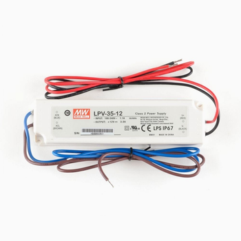 Блок живлення Mean Well 36W DC12V IP67 (LPV-35-12)