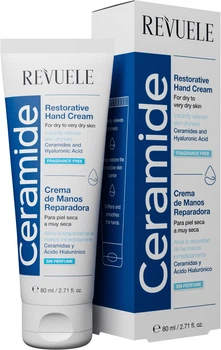 Відновлюючий крем для рук Revuele Ceramide Restorative Hand Cream 80 мл (5060565105485)