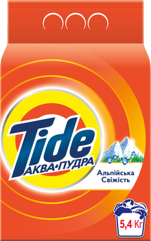 Пральний порошок Tide Аква-Пудра Альпійська свіжість 5.4 кг (8006540535189)