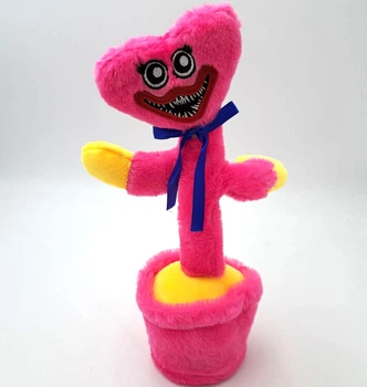 Танцующий кактус Повторюшка монстр Киси Миси из игры Poppy Playtime Huggy Wuggy поет песни и повторяет звуки UKC Dancing