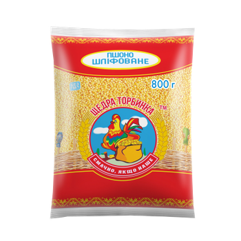 Пшено шлифованное Щедра Торбинка 800 г