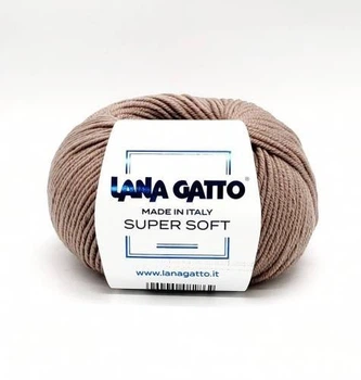 Пряжа Lana Gatto Super Soft 9424 Капучино