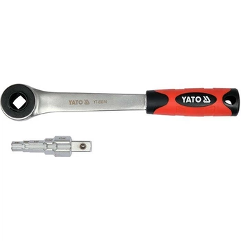 Ключ ступенчатый Yato с трещоткой квадрат 1/2" для головок 3/8"/29/68"/1/2"/21/32"/27/32" (YT-03314)