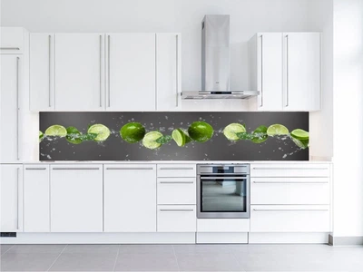 Кухонный фартук Скинали Лайм 60х250 см (140)