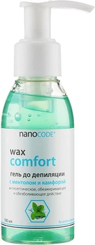 Гель до депіляції з ментолом та камфорою - NanoCode Wax Comfort Gel 250ml (267851-52198)