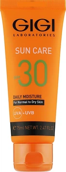 Крем солнцезащитный для сухой кожи - Gigi Sun Care Daily Protector For Dry Skin SPF30 75ml (902103-49701)