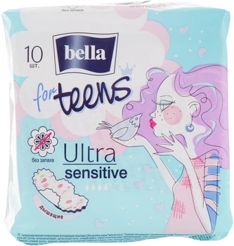 Прокладки For Teens Sensitive Extra Soft, 10 шт - Bella 10шт (791672-19842)