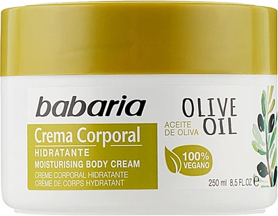 Крем для тела 100% оливковое масло - Babaria Olive Oil Nourishing Body Cream 250ml (794890-78037)
