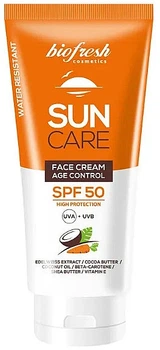Солнцезащитный крем для лица SPF50 - BioFresh Sun Face Cream SPF50 Age Control 50ml (1117860-95063)