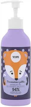 Натуральний дитячий гель для душу "Апельсин та яблуко" - Yope Shower Gel 400ml (703815-100287)