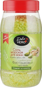 Сіль морська для ванн з екстрактом фейхоа і ківі - Aqua Cosmetics Dolce Vero 550g (139053-52575)