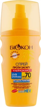 Спрей проти засмаги "Ультразахист" SPF 70 - Біокон 160ml (792311-58749)