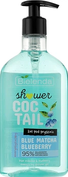 Гель для душу "Чорниці" - Bielenda Coctail Shower Blue Matcha Blueberry 400ml (1078562-76093)