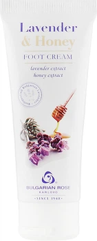 Крем для ног "Лаванда и мед" - Bulgarian Rose Lavender And Honey Foot Cream 75ml (856271-31102353)