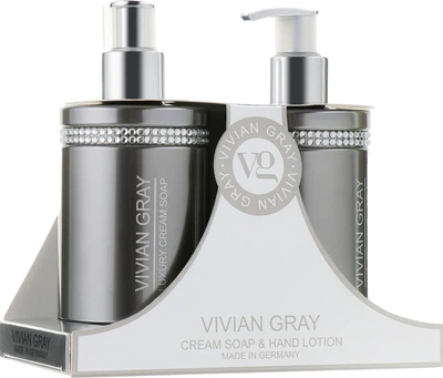 Набір - Vivian Gray Grey Crystal (cr/soap/250ml + h/lot/250ml) (685259-2949)