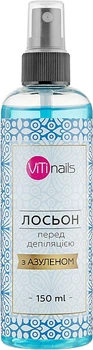 Лосьйон для тіла перед депіляцією з азуленом - ViTinails 150ml (888725-51322)