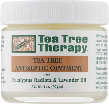 Антисептична мазь з маслом евкаліпту, лаванди та чайного дерева - Tea Tree