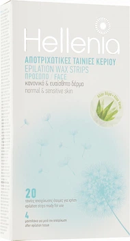 Набор для холодной депиляции лица - Simple Use Beauty Hellenia 20шт (1005374-40673)
