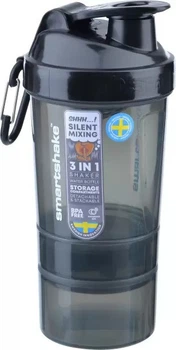 Бутылка шейкер спортивная универсальная для спортзала SmartShake 2GO 600ml Dark Gray (SK-N10561401S)