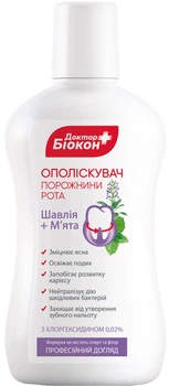 Ополаскиватель полости рта Доктор Биокон Шалфей и мята 300 мл (4823110301951)