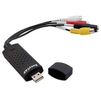 Пристрій відеозахоплення USB TV DVD VHS easycap (чорний)