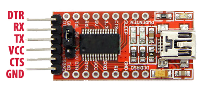 Преобразователь FT232RL USB TTL UART Arduino