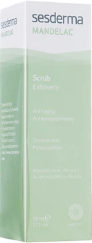 Скраб антивіковий для шкіри обличчя і тіла - SesDerma Laboratories Mandelac Scrub Face And Body 50ml (421789-10049)