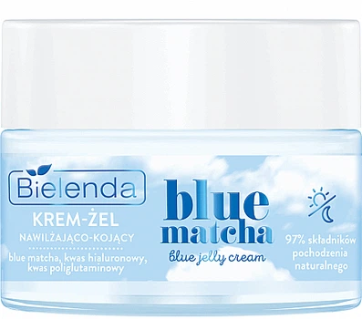 Крем-гель увлажняющий для лица - Bielenda Blue Matcha Blue Jelly Cream 50ml (1078607-64851)