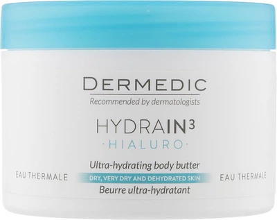 Гіалуронова ультра-зволожуюча олія - ​​Dermedic Hydrain3 Hialuro Ultra-Hydrating Body Butter 225ml (954952-50567)