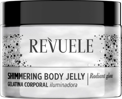 Желе для тіла Revuele Shimmering Body Jelly Silver Сріблясте сяйво 400 мл (5060565103726)