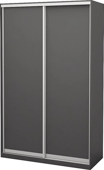 Шафа-купе дводверна Roko 140х242х60 см ДСП Сірий (20200027504)