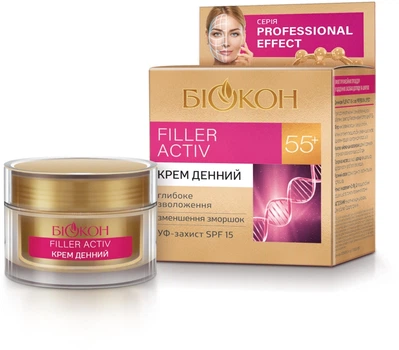 Денний крем - Біокон Professional Effect Filler Activ 55+ 50ml (525521-47303)