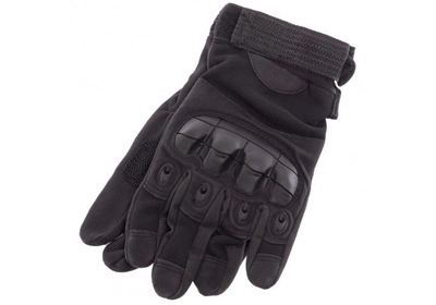 Тактические перчатки Military Gloves черные размер XL (полнопалые военные с закрытыми пальцами осень-зима для военных ВСУ) US-GBK47