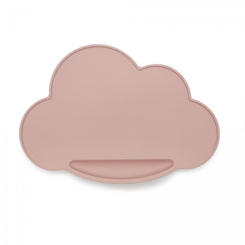 Килимок силіконовий Twins Cloud Рожевий з антиковзким покриттям