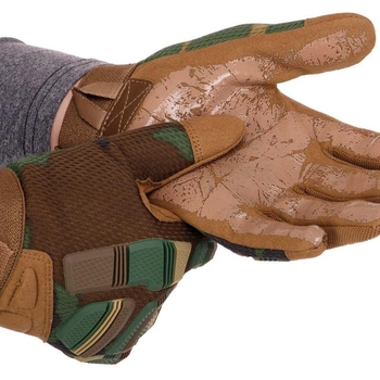Перчатки тактические с закрытыми пальцами Zelart Action 8799 размер M Camouflage