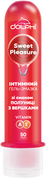 Гель-смазка Dolphi Sweet Pleasure с ароматом клубники 50 мл (7640341152933)