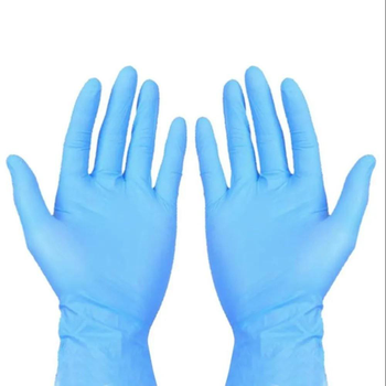 Перчатки нитриловые Nitrylex Classic размер L голубые 100 шт