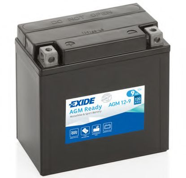 Аккумулятор 9Ah-12v AGM 135х75х139 ,L,EN120 Exide (AGM129)