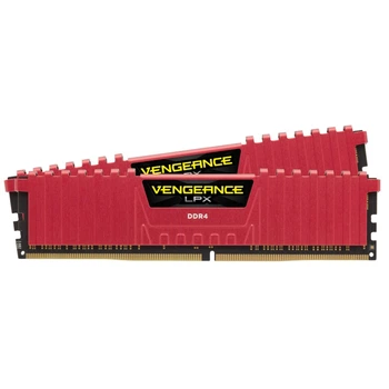 Модуль памяти Corsair DDR4 16gb (2x8GB) 3200 Vengeance LPX Red (CMK16GX4M2B3200C16R), б/у