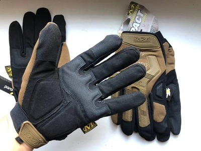 Тактические перчатки Полнопалые M-Pact защитные Mechanix MX-FDE, M Койот